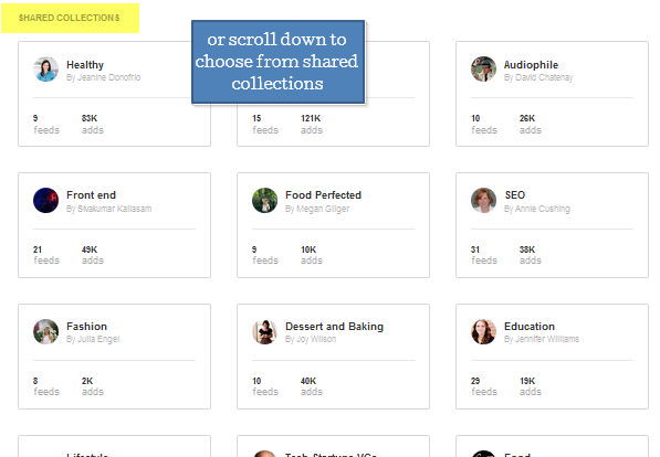 4 feedly share collections screenshot